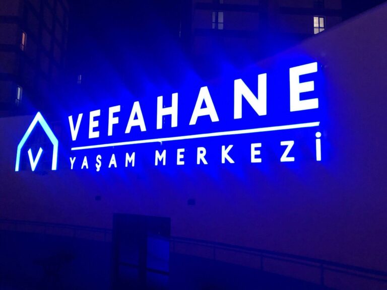 Işıklı Vefahane Çatı Tabelası