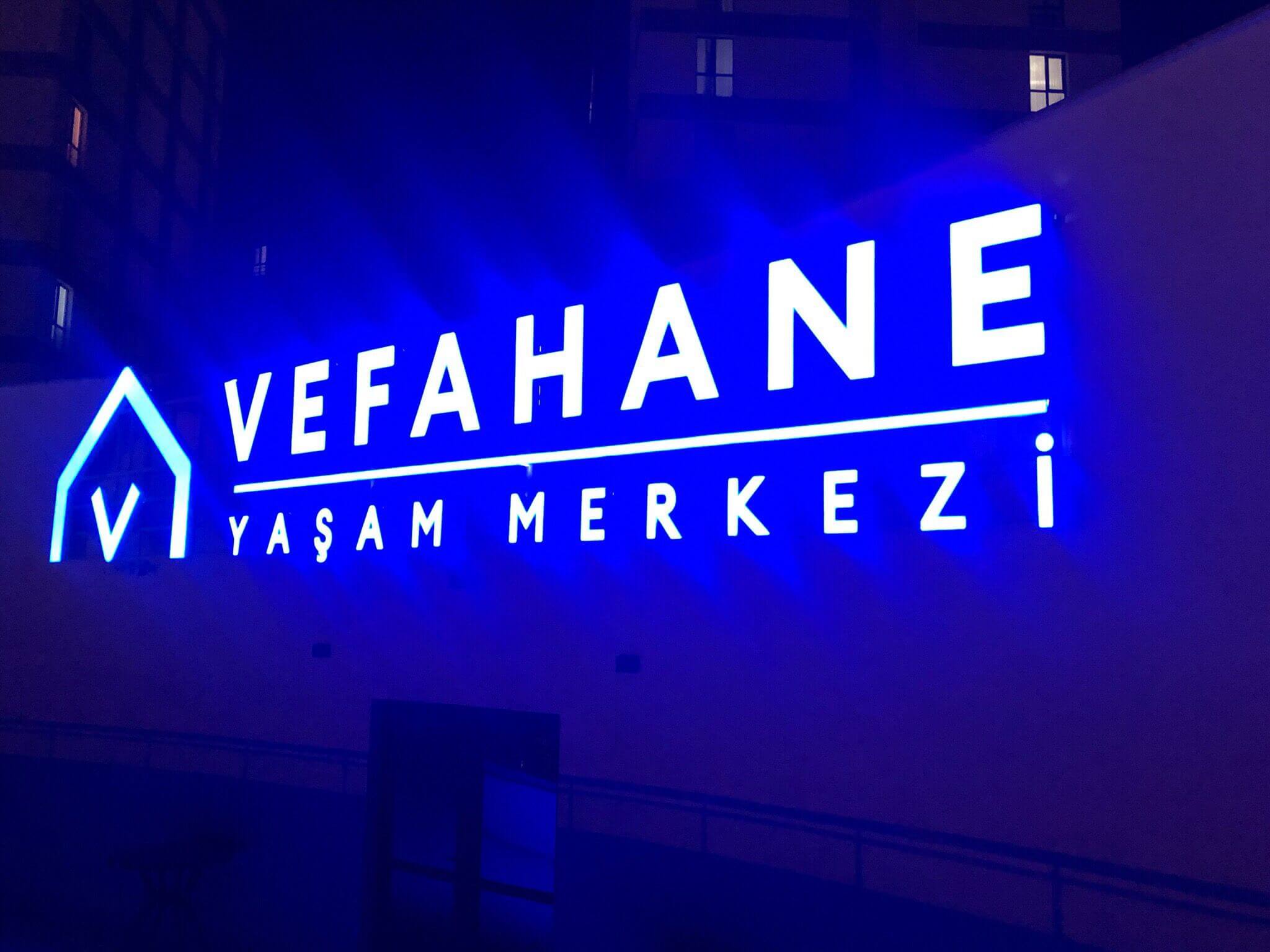 Işıklı Vefahane Çatı Tabelası
